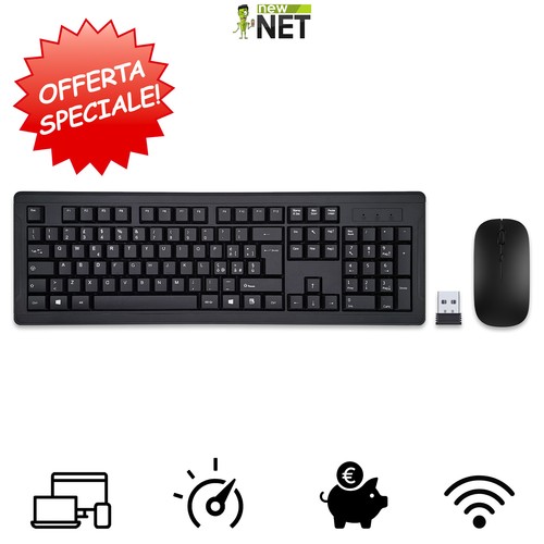 Kit tastiera mouse wireless - kit,