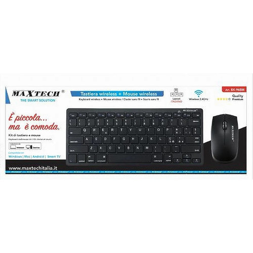 Kit tastiera mouse wireless - tastiera,