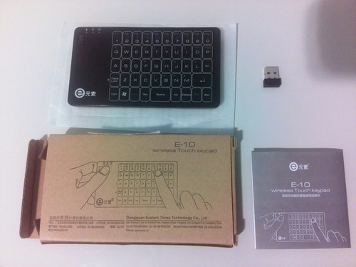 Mini tastiera mouse touchpad - +,