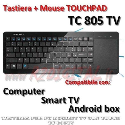 Tastiera wifi tecno tc805tv - wifi,